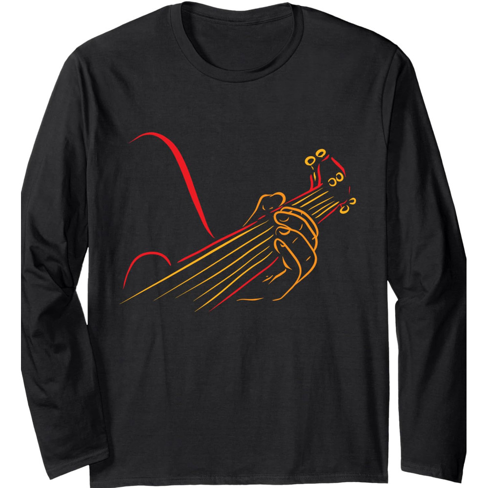 Long Sleeve Shirts for Men sweatshirt Playing Guitar Guitarist Music Life Funny Gift Long Sleeve Tee Streetwear Casual tops clothes