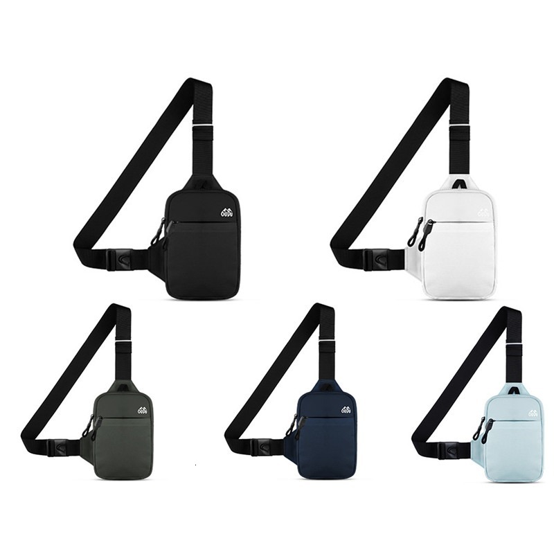 Casual 2024 Men Shoulder Chest Nylon Waterproof Outdoor Sport Running Cycg Belt Large Capacity Travel Phone Pouch Bag