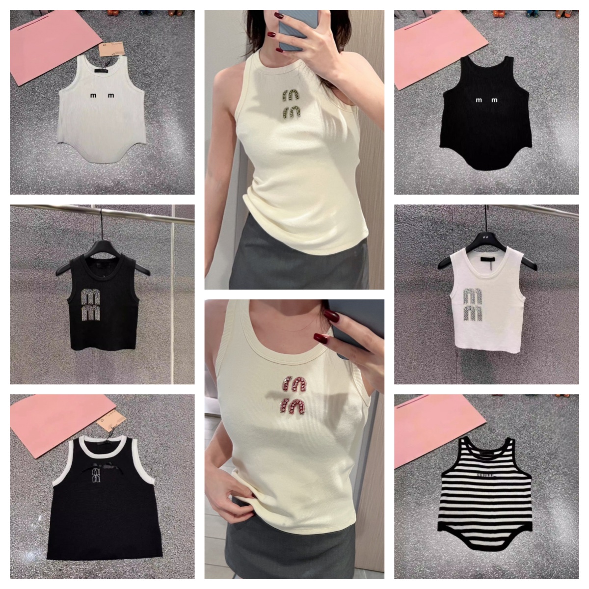 Womens clothes t shirt designer women sexy halter tops party crop top embroidered tank top spring summer backless shirt