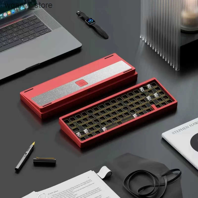 Keyboards Weikav Lucky65 V2 mechanical keyboard kit Bluetooth 3 mode 2.4g heat exchange pad structure Rgb custom gaming keyboard gift L240910