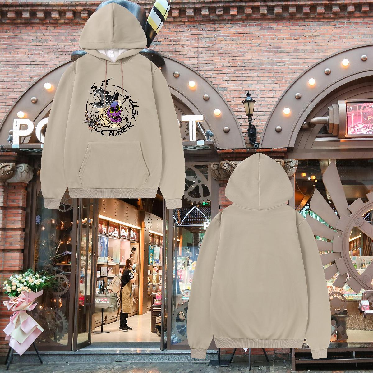 DIY Customized Hooded Sweatshirt Custom Print Plus Size Designer Couples Hoodie Top Pullover Hoodie Breathable Drawstring Hoodie Y2K Warm Fleece