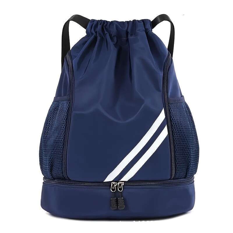 Versatile Unisex Drawstring Sports Fashionable, Water-Resistant, Spacious Shoulder Bag Outdoor Travel, Fiess, Daily Use - Perfect for Men and Women