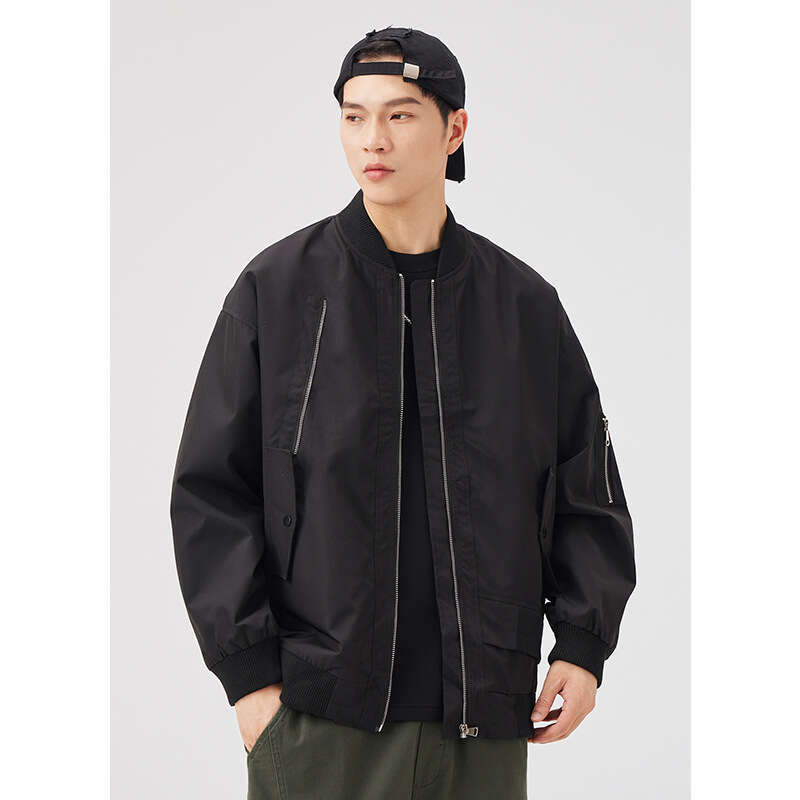 Yizhi American Pilot Jacket, Men's Autumn New Style Trendy Brand Casual Premium Baseball Jacket