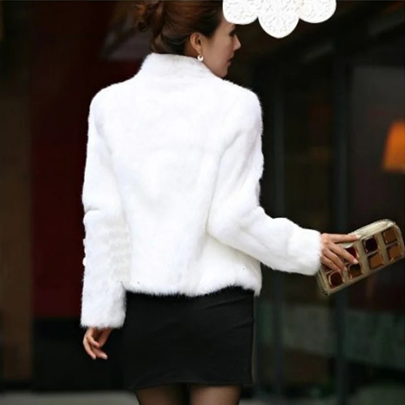 High Quality Faux Fur Coat Womens Fashion Warm Outerwear Autumn Winter Short Fur Coat Jacket 4XL Overcoat Clearance 241115