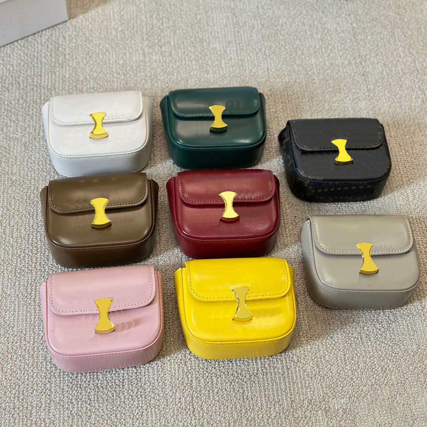 cowhide cute mini bags Designer Bag Shoulder Bags Arch Bag Fashion Mini Headphone Bag Crossbody Bag Small Design Bag 240415