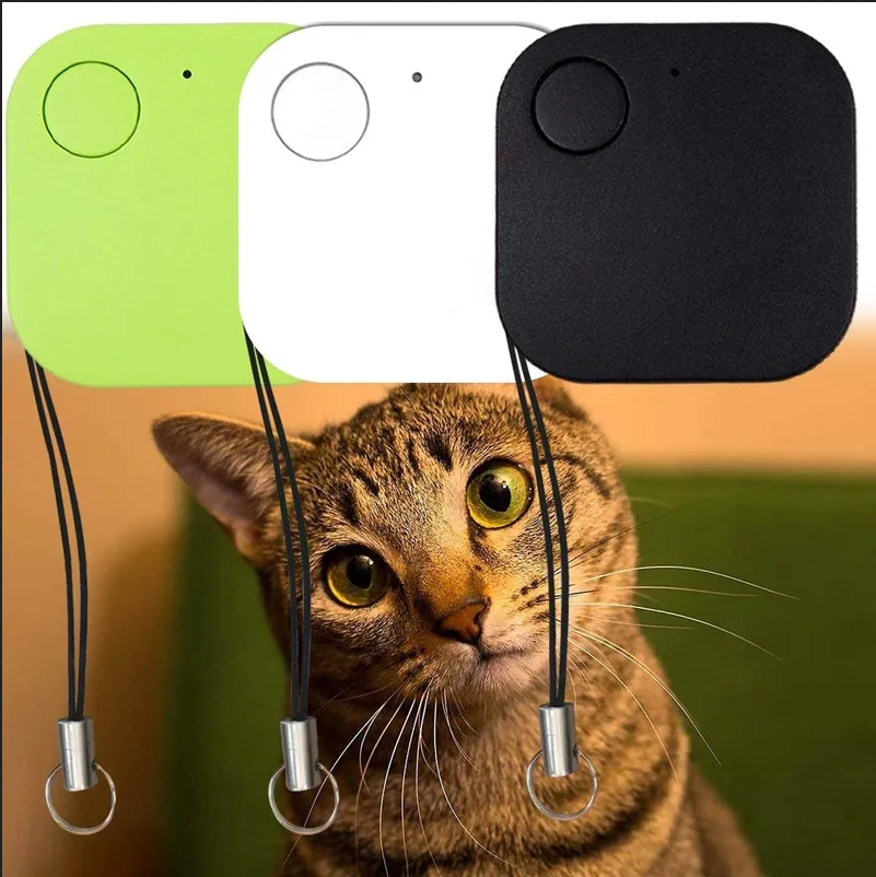 Smart Anti Loss Device Waterproof Key Finder GPS Locator Tracker for Kids Dog Pet Cat Wallet Keychain Luggage App Control with Rope