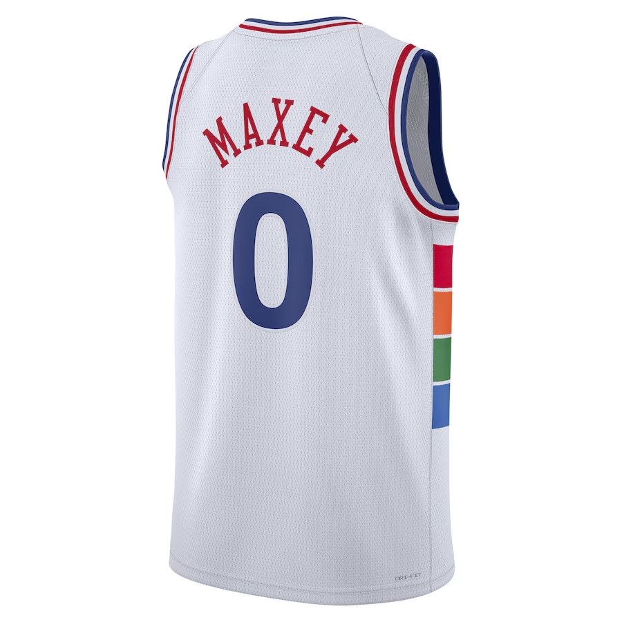 76erss Basketball Jerseys Tyrese Maxey VJ Edgecombe Paul George Joel Embiid Quentin Grimes Kelly Oubre Andre Drummond Dalen Terry Allen Iverson City J
