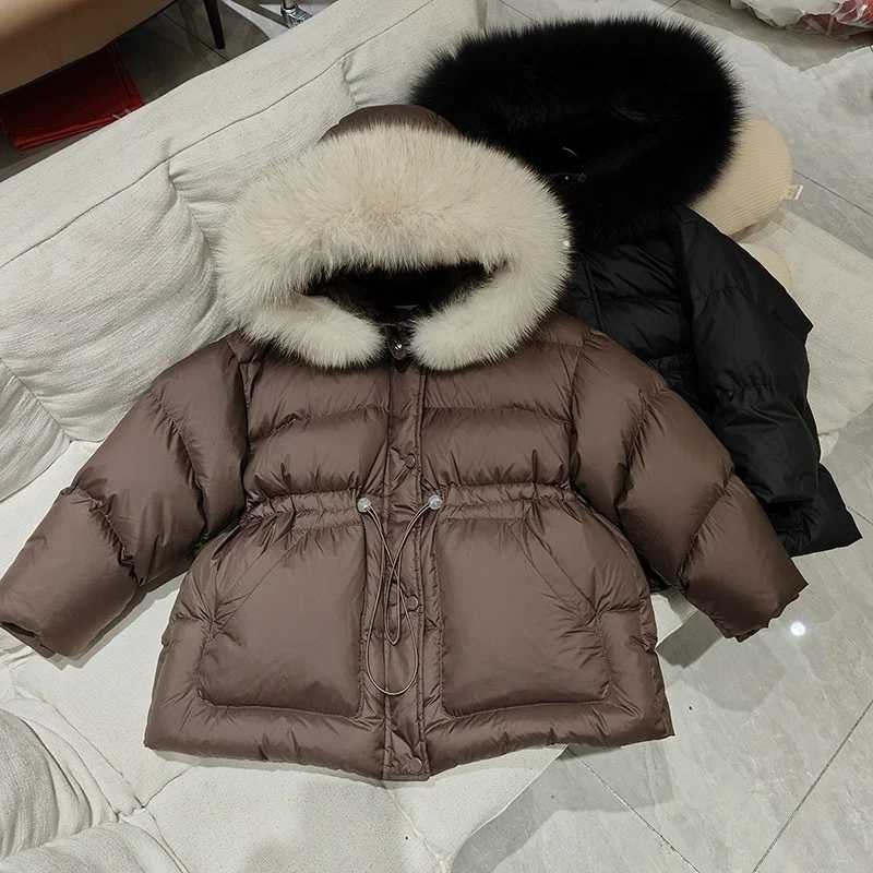 Girls outerwear windproof jacket 2024 plush winter autumn warm cotton Christmas gift childrens clothing X241115