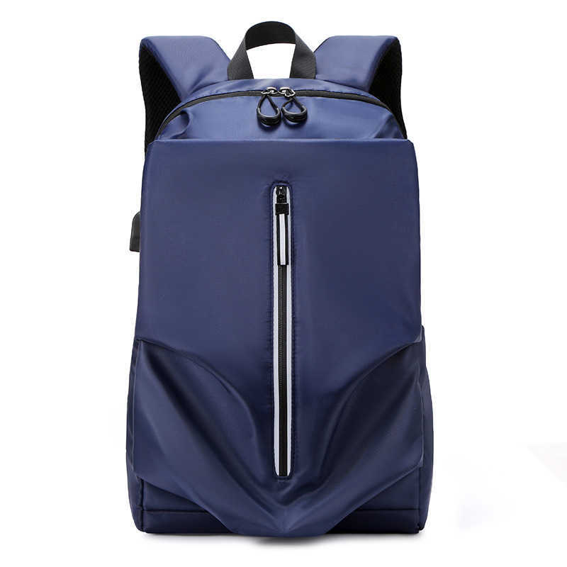New Polyester Student Backpack Men's Korean Version Campus Student Backpack Simple Men's Backpack Travel Leisure Bag