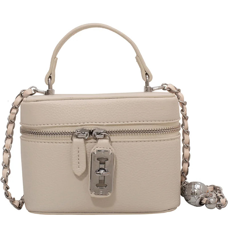 Women Square Handbags Summer Fashion Chains Crossbody Bags Texture PU Shoulder Bag Elegant Chic Mini Mobile Phone Bags 241114