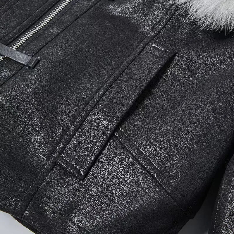 Super Large Natural Fur Collar Jacket 2024Oversized Goose Down Winter Women Puffer Coat Real Female Parkas 241115