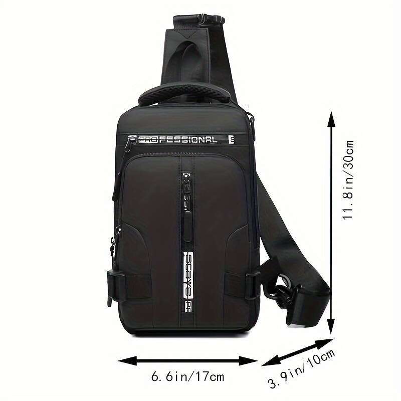 New Free Delivery 1pc Stylish Dual-purpose Small Chest Multi-functional, Fashionable, Casual Sg Bag With Adjustable Strap Women Men - Ideal For Daily 