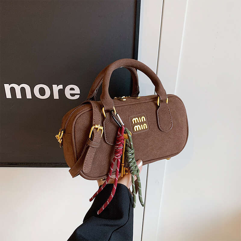 Retro Fashion Bowg Women 2024 Trend Handbags Purses Female Shoulder Crossbody New Vegan Leather Ladies Messenger Bag