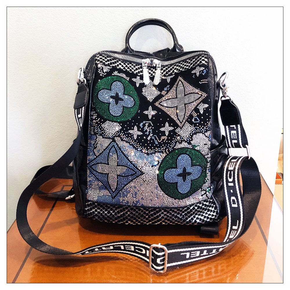 High End Wer Set Dia New Fashion Women's Backpack Single Shoulder Bag Genuine Leather Plain BagVoyage