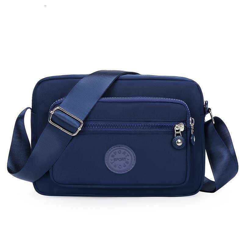 Ladies' fashionable lightweight nylon crossbody - multifunctional shoulder bag with zipper closure