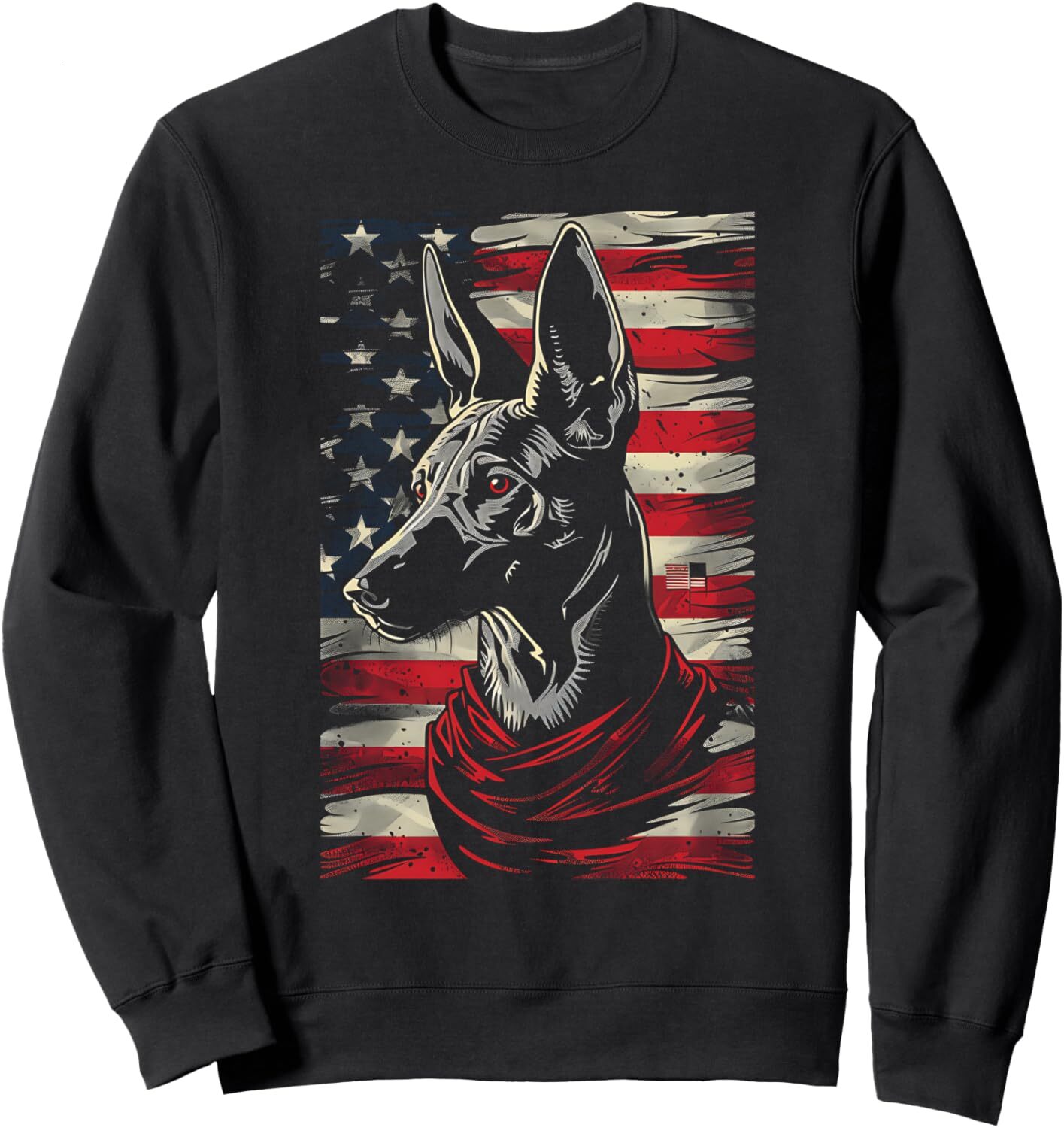 Long Sleeve Shirts for Men sweatshirt American Flag Dog Owner Patriotic USA America Dog Lover Sweatshirt T shirt Tee Streetwear Casual tops clothes
