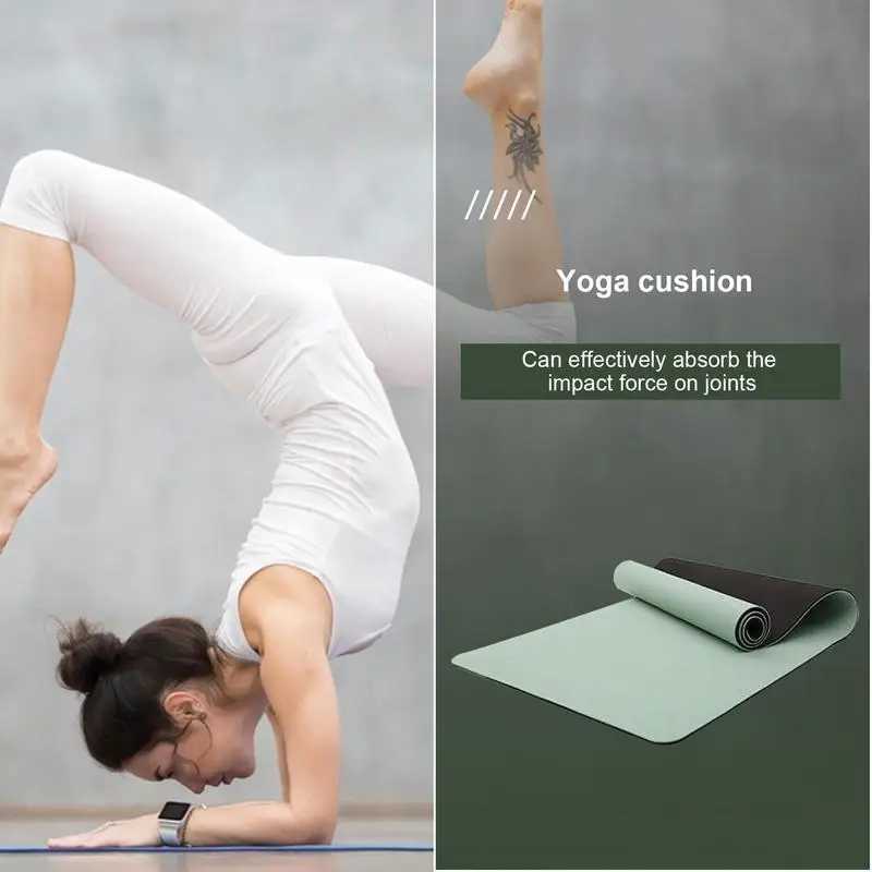 Yoga Mat Anti-skid Sports Fitn Mat 6MM-8MM Thick EVA Comfort Yoga Matt For Exercise Yoga And Pilates Gymnastics MatXJ250210