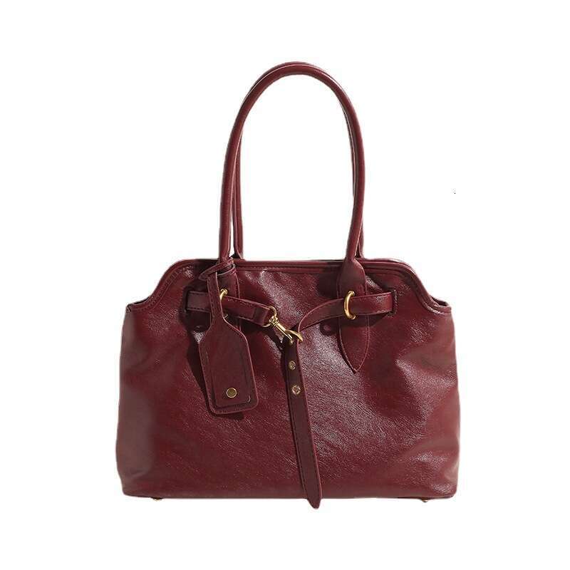 New PU Leather Vintage Zipper Tote Trend Y2k Motorcycle Shoulder Women's Travel Commuter Crossbody Bag Street Dressing