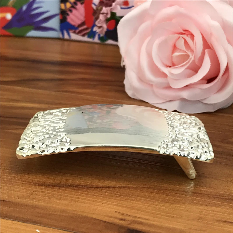 Belt Buckles For Men Mirror Alloy Buckle Diy Accessories Metal Clip Ceinture Homme Boucle AK0016 240401