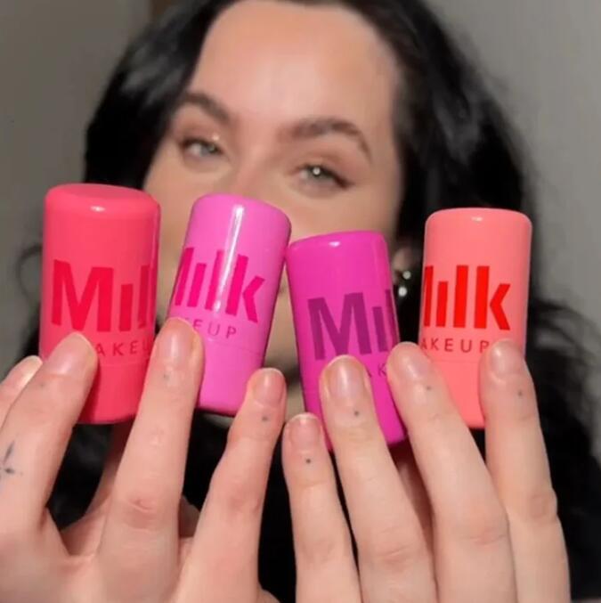 Milk Makeup blush stick 4 Colors SPRITZ coral CHILL red SPLASH berry coog water jelly tint watercolor multiuse matte lip tinted makeup