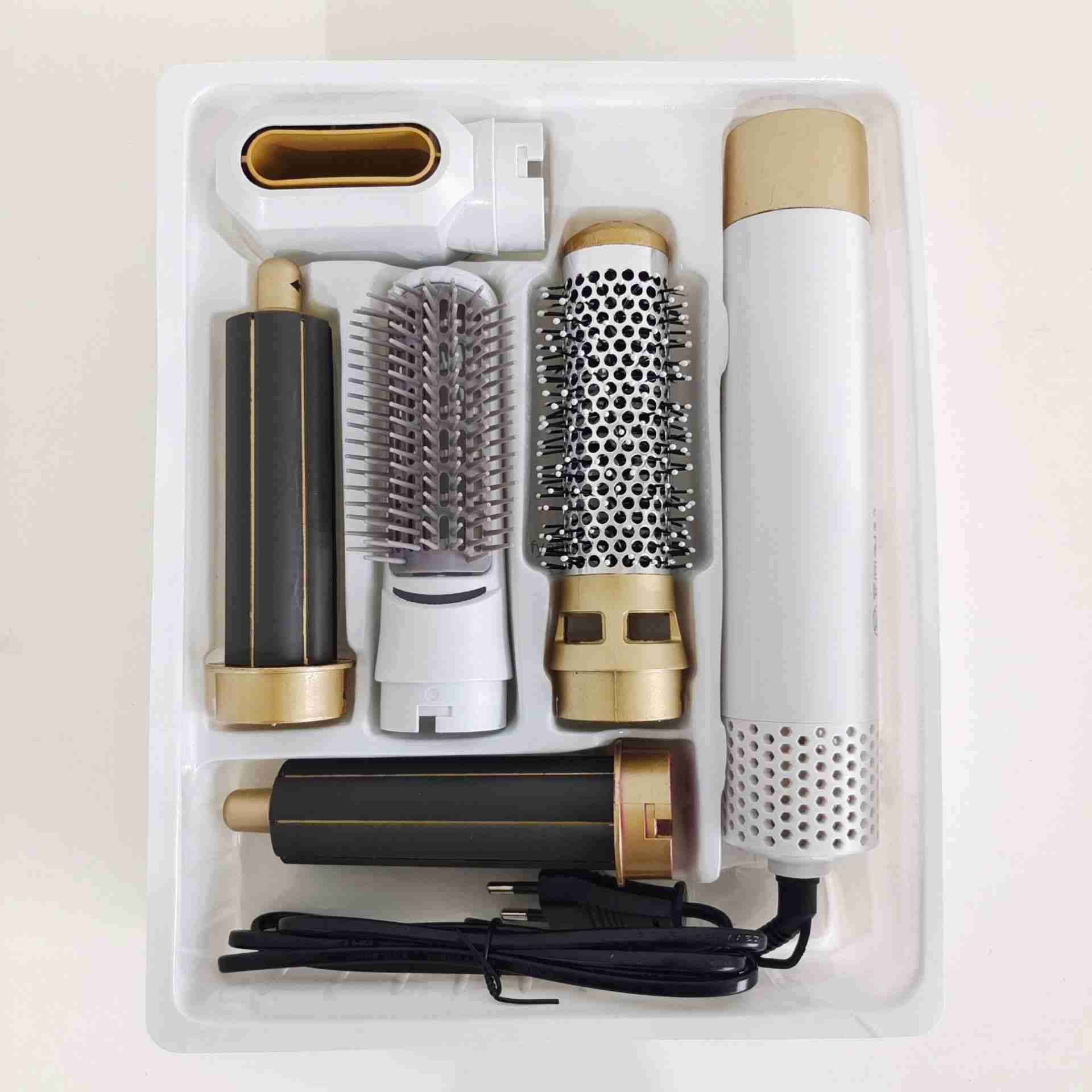 Hair Curlers Straighteners Blowing comb straight hair dryer curling rod multifunctional five in one hot air multi head automatic curler H240415 8ENO