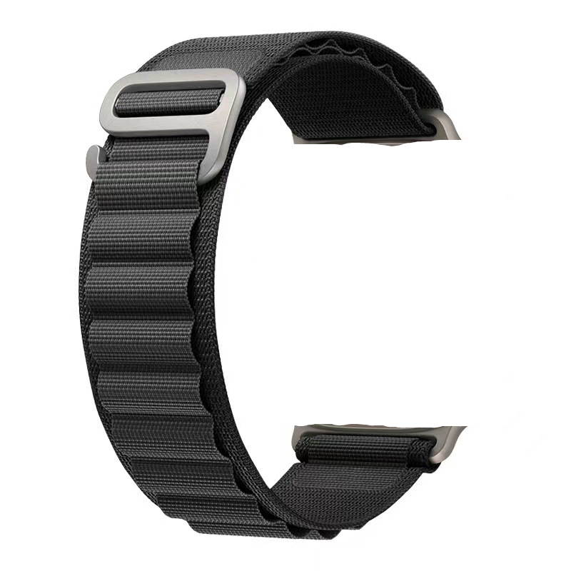 Watch Bands Alpine Loop Nylon Band for Apple 49mm 42mm 44mm 45mm 41mm 40mm 38mm Strap i Series Ultra 2/SE/9/8/7/6/5/4/3 Q240514