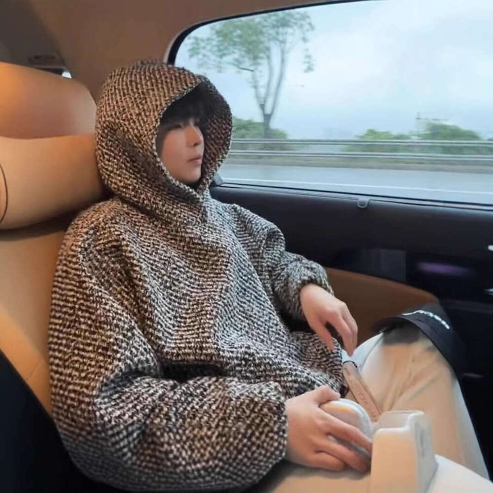 Men's New Hoodie Hooded Spring And Autumn Winter Loose Fashion Brand Woven Versatile Jacket Men's Clothing