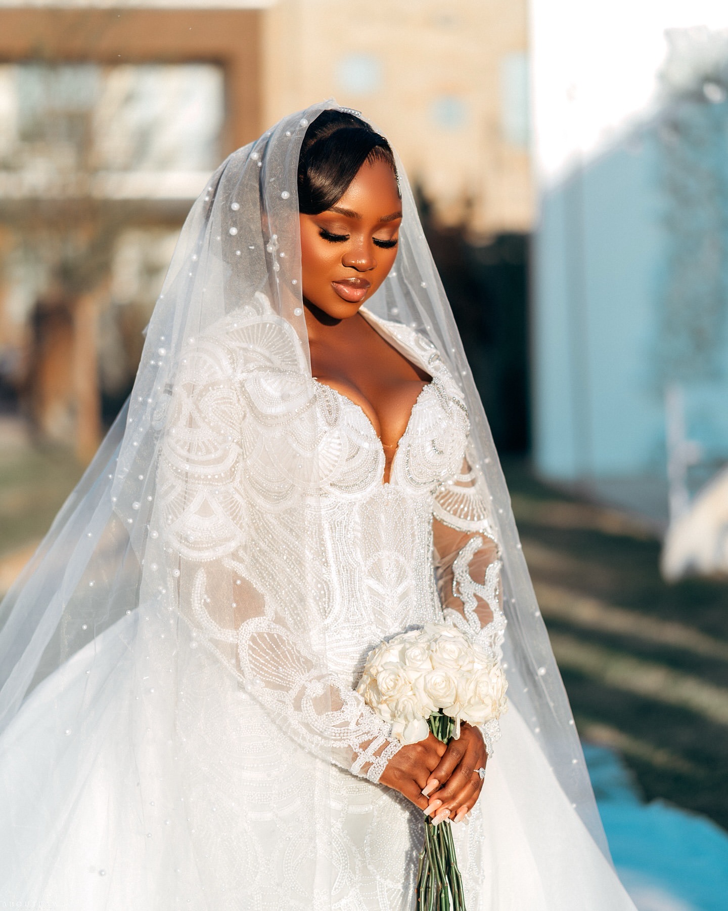 2024 Arabic Aso Ebi Plus Size White Mermaid Wedding Dresses Crystals Beaded Lace Full Sleeves Luxurious Vintage Bridal Gowns Dress For Bride