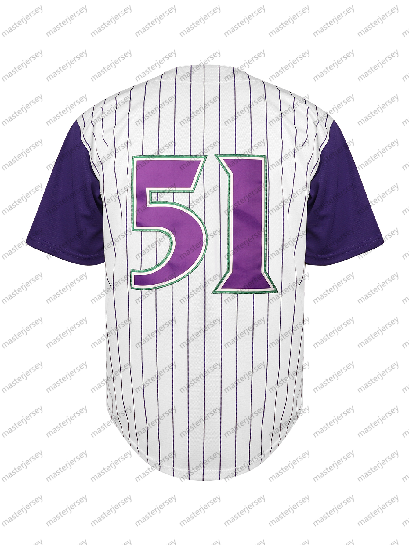#51 Baseball Jerseys Men's Sewing Embroidery High Quality In Stock Fast Shipping Slight Stretch Polyester - Perfect for Sports Jersey