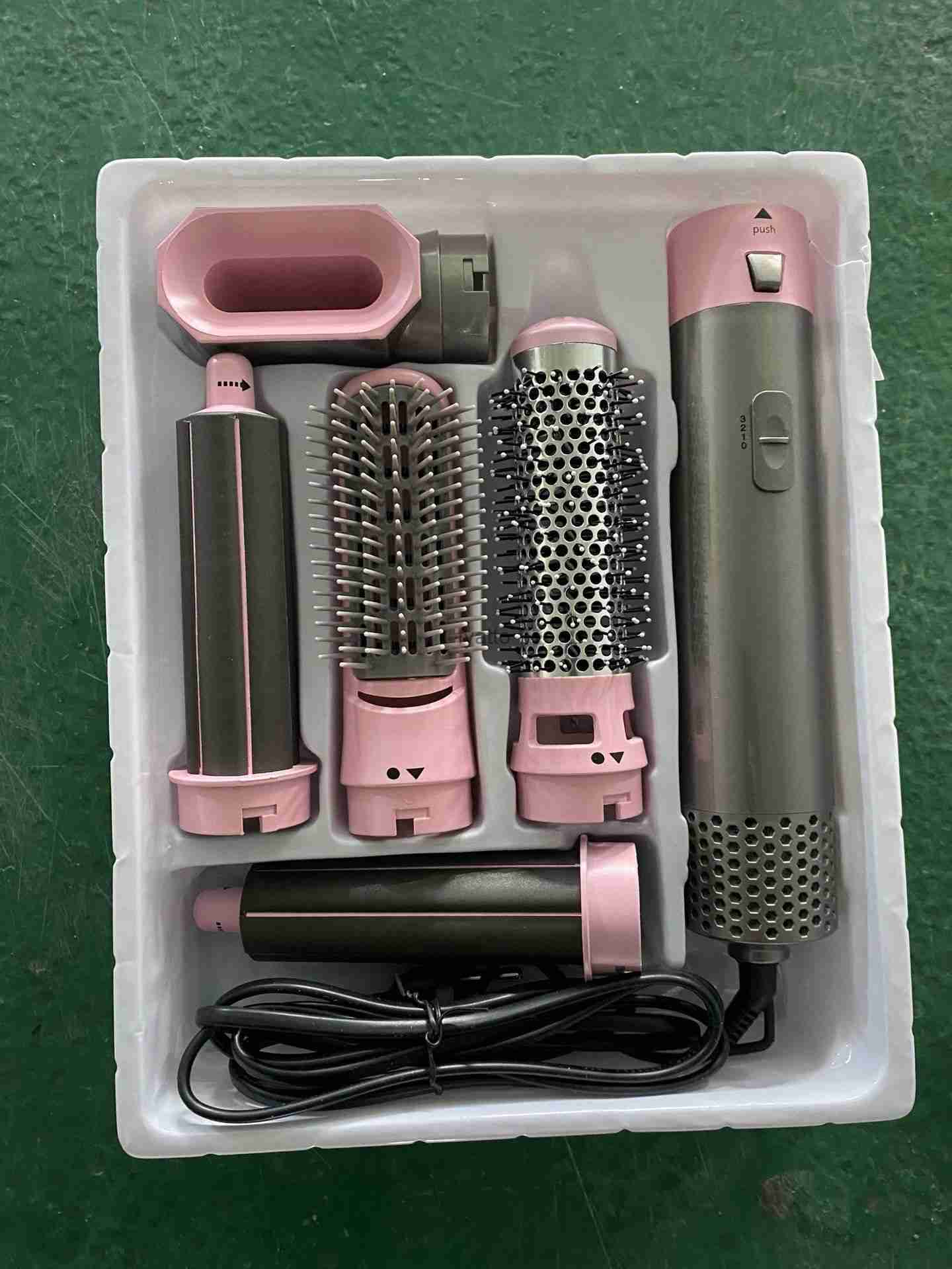 Hair Curlers Straighteners Blowing comb straight hair dryer curling rod multifunctional five in one hot air multi head automatic curler H240415 8ENO