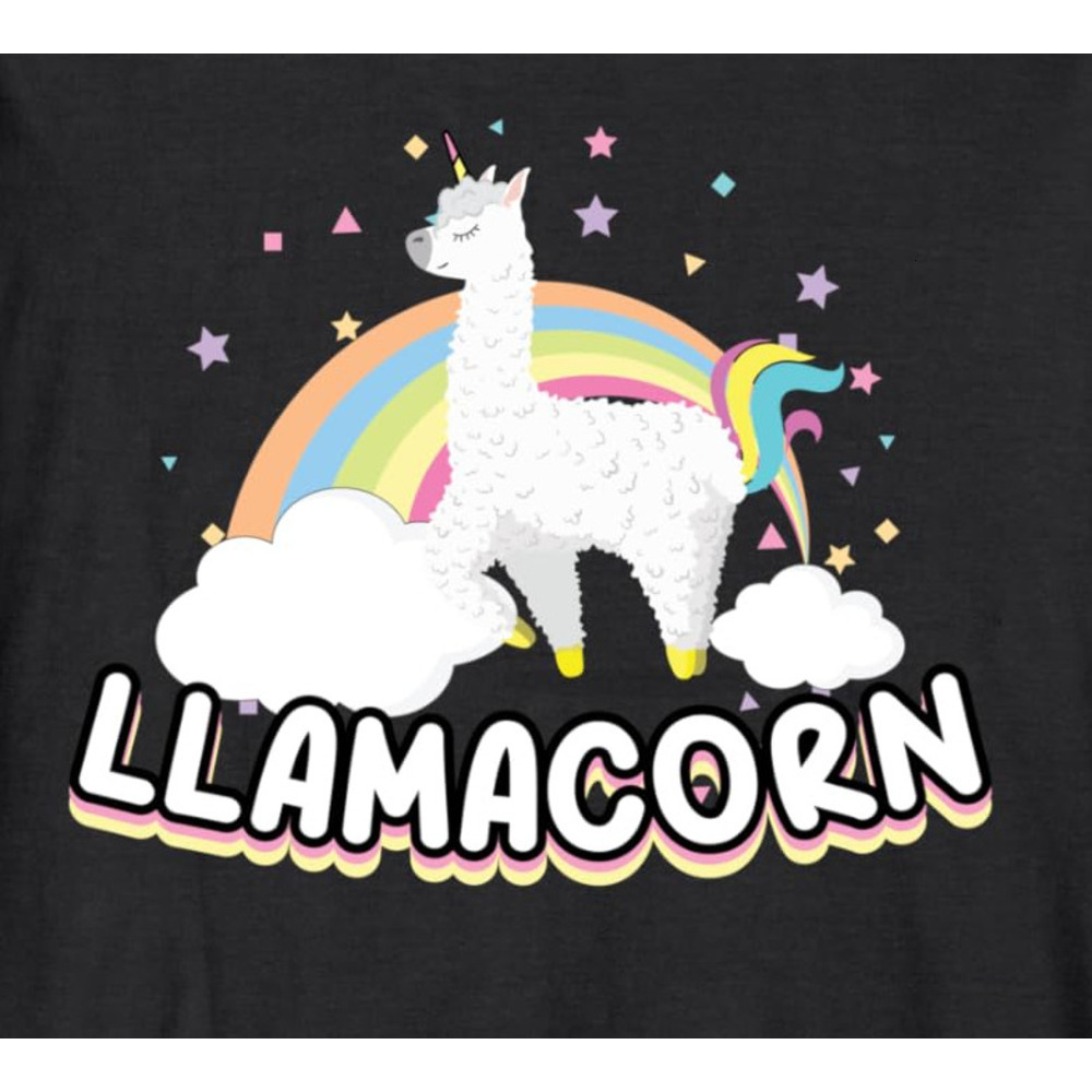Long Sleeve Shirts for Men sweatshirt Llamacorn Funny Unicorn Llama Animal Rainbow Gift Long Sleeve T-Shirt T shirt Tee Streetwear Casual tops clothes