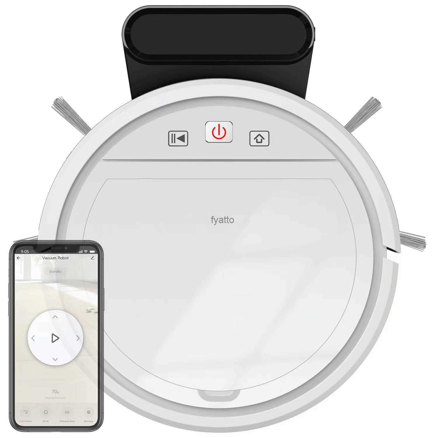 Robot Vacuum Cleaners Dedicated sweeping robot connected to mobile phone for voice control automatic recharge remote explosion H240415