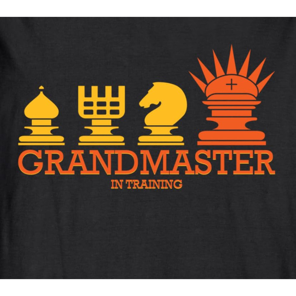 Long Sleeve Shirts for Men sweatshirt Grandmaster In Training Chess Player Funny Gift Long Sleeve T-Shirt T shirt Tee Streetwear Casual tops clothes