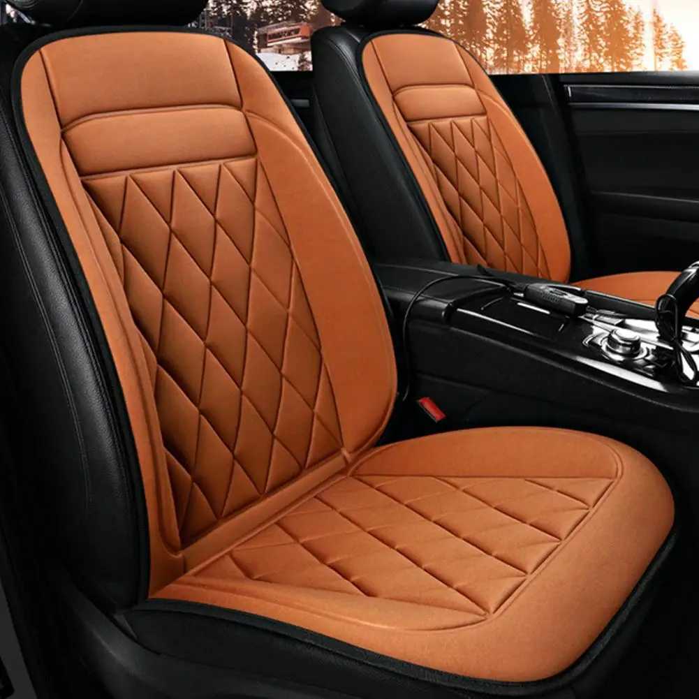 Dog Car Seat Covers Winter Heated Car Seat Cover Set Universal Auto Seat Warmer Cushion Protector with Cloak Cover Pads 1/2pcs Seat Warmer z241115