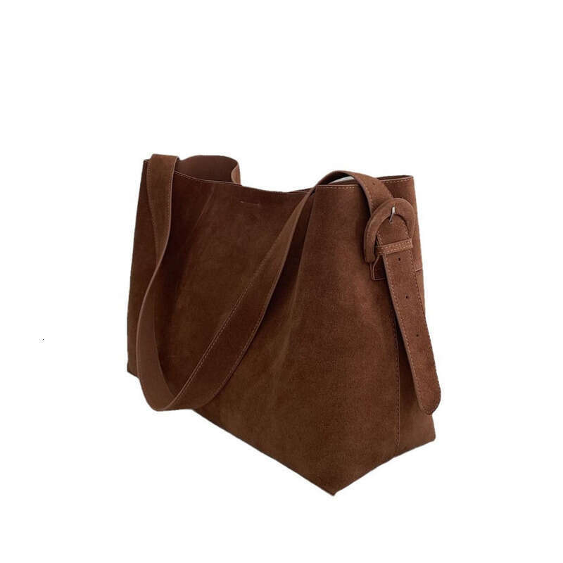 New Style High-Grade Genuine Leather Large-Capacity Fashionable Commuter Single Shoulder Tote Bag For Women Street Dressing