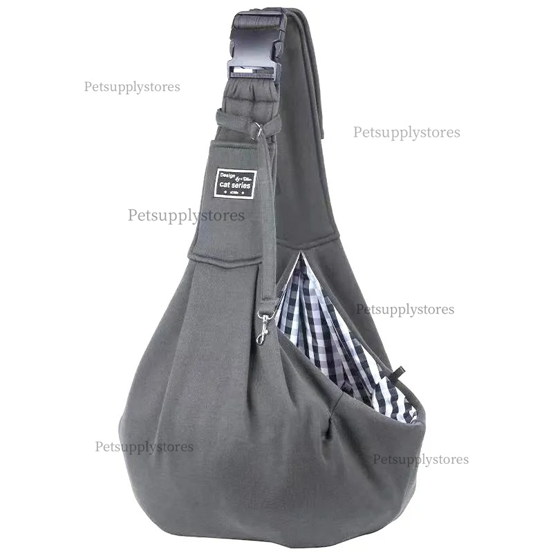 Dog Carrier Bag Pet Crossbody Adjustable Shoulder Outdoor Travel Portable Cat Puppy Sling Cotton Comfortable Tote Carrying