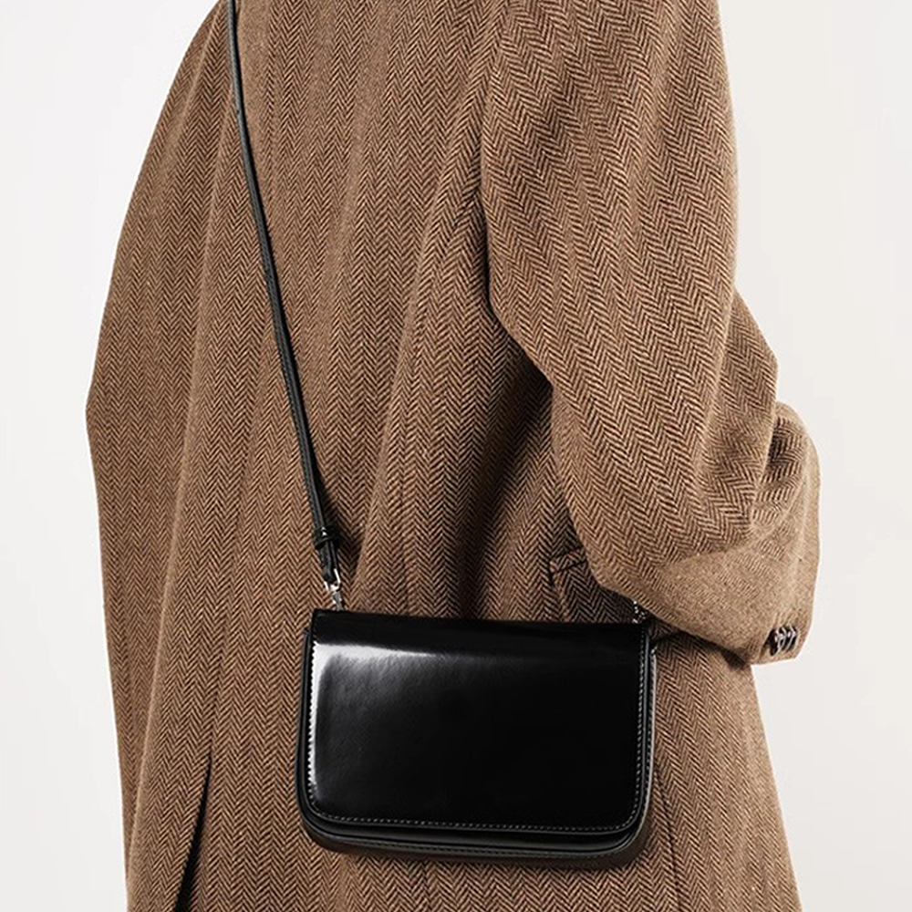 Niche Design Genuine Square Women&#039;s Small Soft Leather Fashion Crossbody Bags For Outdoor dddmymoon