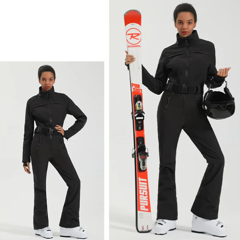 2025 Skiing Sport Snow Suit Women One Piece Jumpsuits Windproof Snowboard Clothes Outdoor Mountain Woman Overalls Warm Tracuit