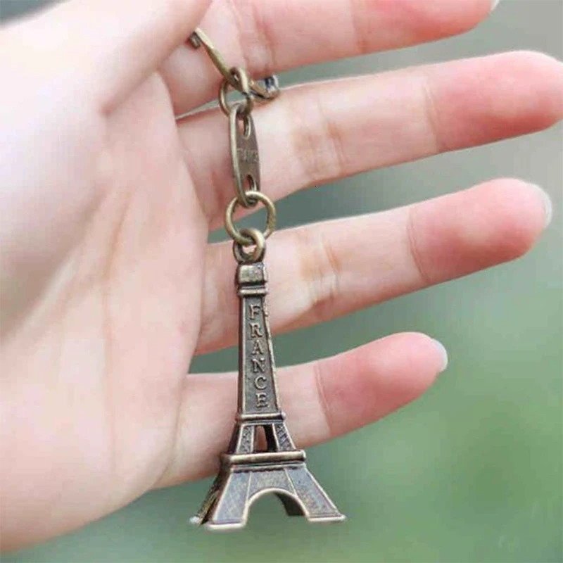 30/60/120 Eiffel Tower Zinc Keychains 3D French Souvenir Gift Keychains Small Gift Keychains 241115