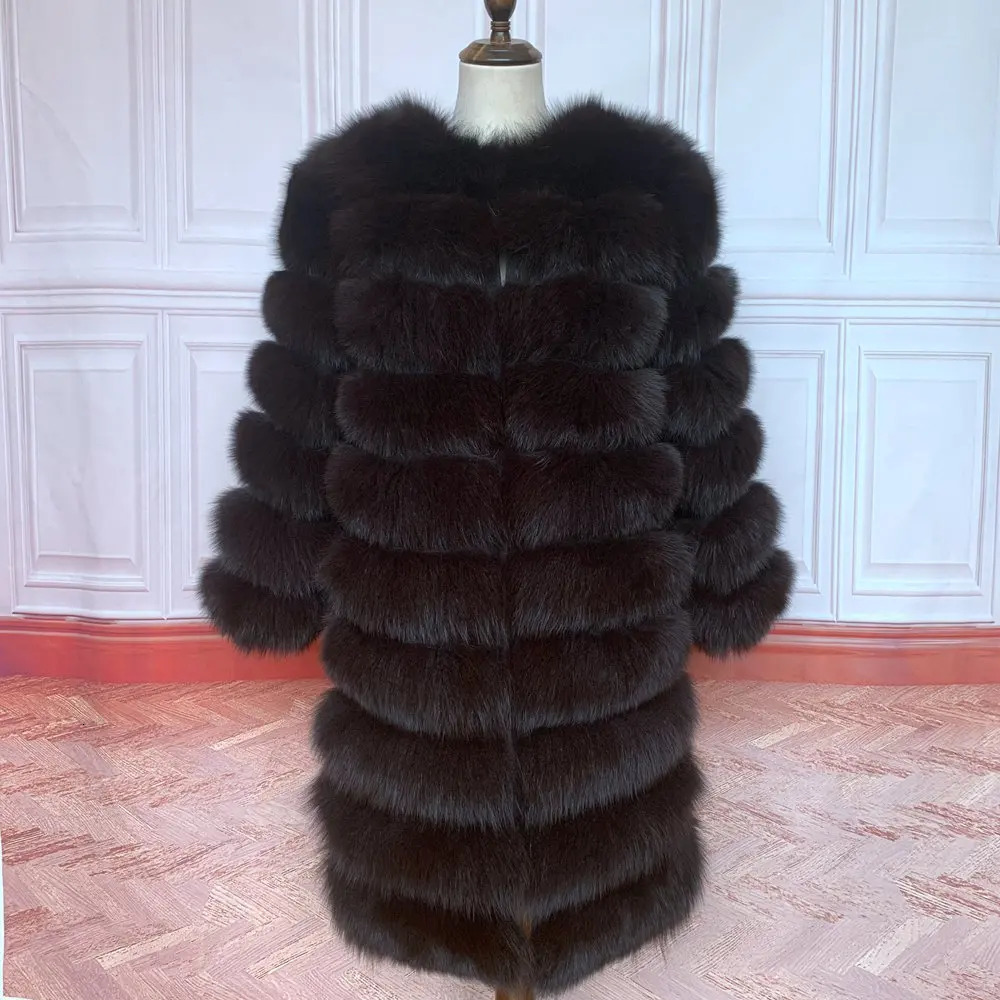 style 4in1 real fur coat Natural Real Fur Jackets Vest Winter Outerwear Women high quality Clothes 241115