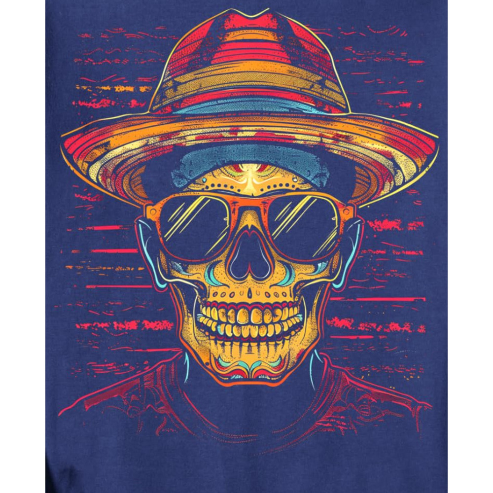 Long Sleeve Shirts for Men sweatshirt Sugar Skull Day Dead Skeleton Halloween Costume Graphic Tees Sweatshirt T shirt Tee Streetwear Casual tops cloth