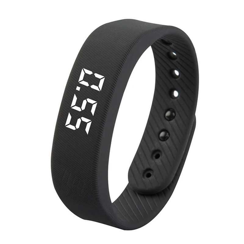 T5 smart wristband fitness bracelet IP65 waterproof sports LED activity sleep tracker smartwatch Y241114