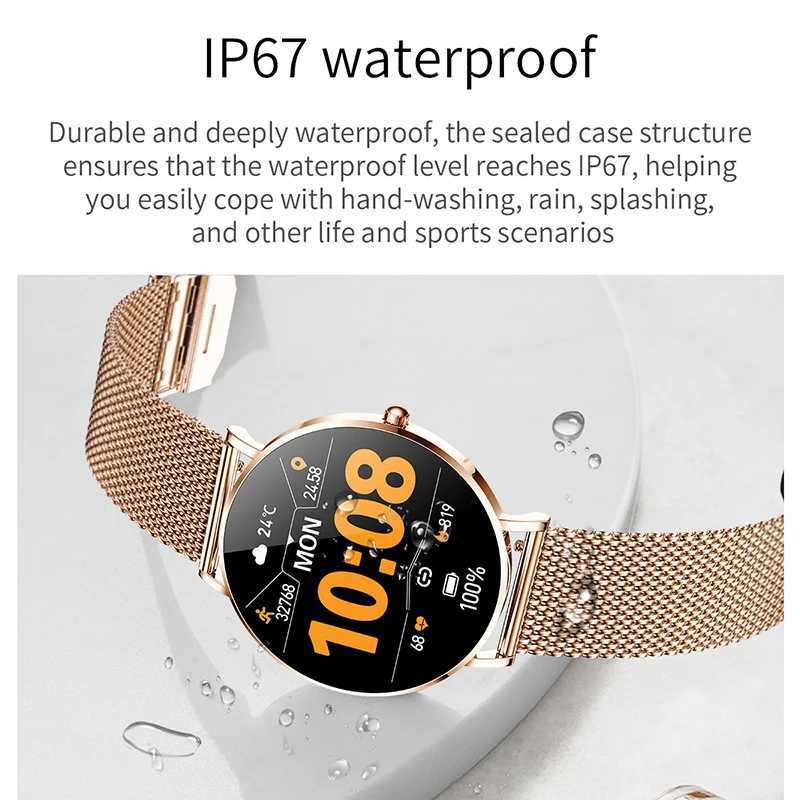 2024 new tra Thin smartwatch Wen 1.36-inch AMOLED 360 * 360 high-definition pixel display screen always shows call time reminder smartwatch for ladies