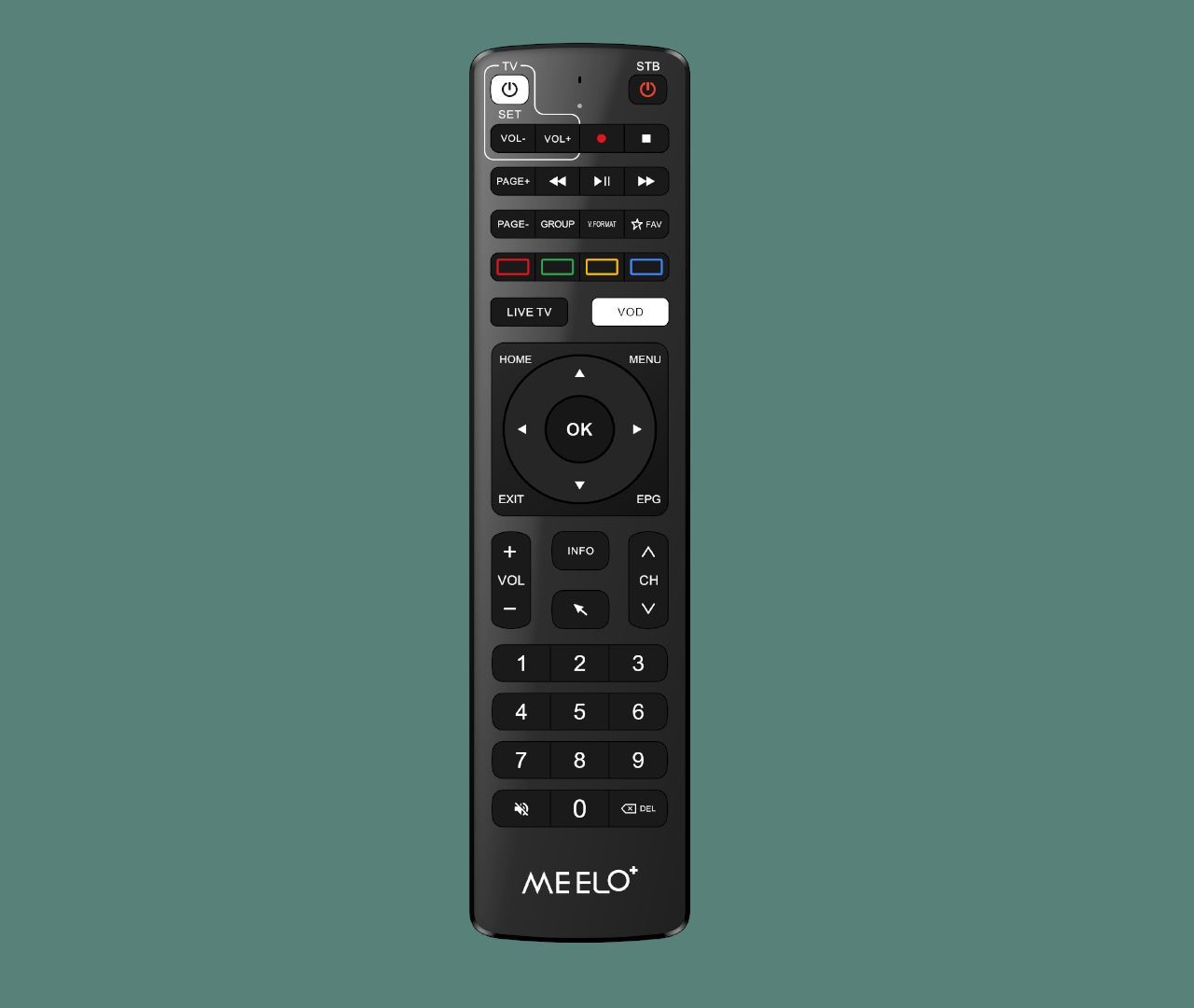 New MEELO+ Remote Control Suitable for XTV SE2 Lite DUO XTV Pro Amlogic S905W2 4K TVBOX