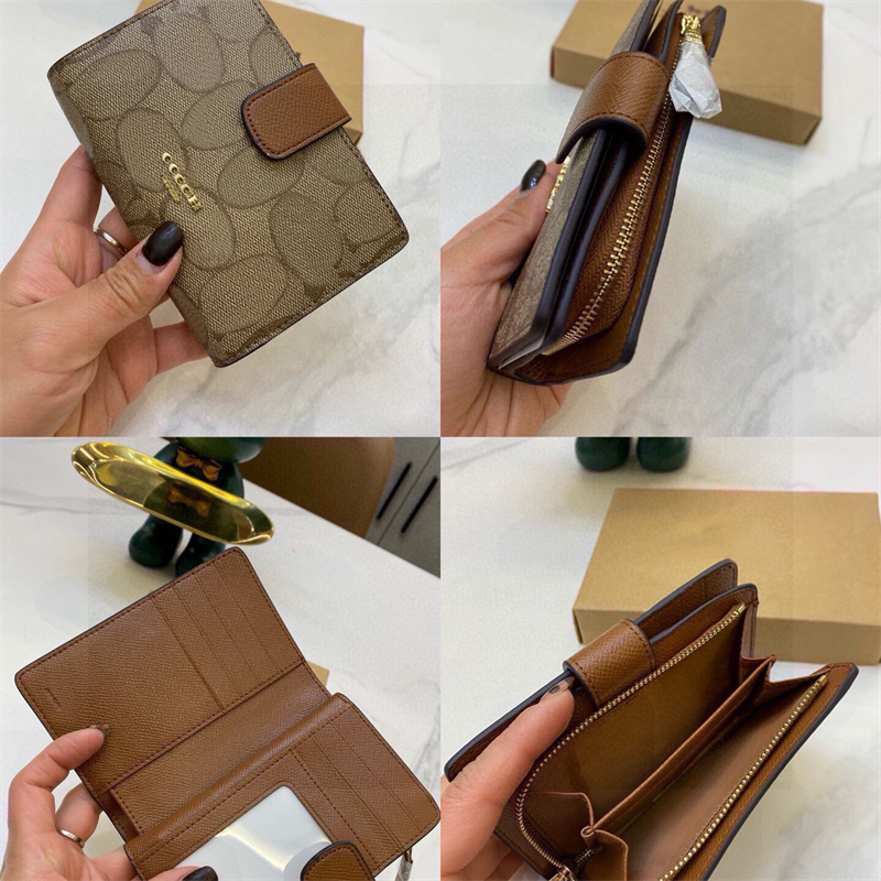 Brand Designer Cow Leather Wallet Fashion Mens Womens Purses Luxury mens Short Wallet For Men Credit Card Wallets With Box AYD24120210