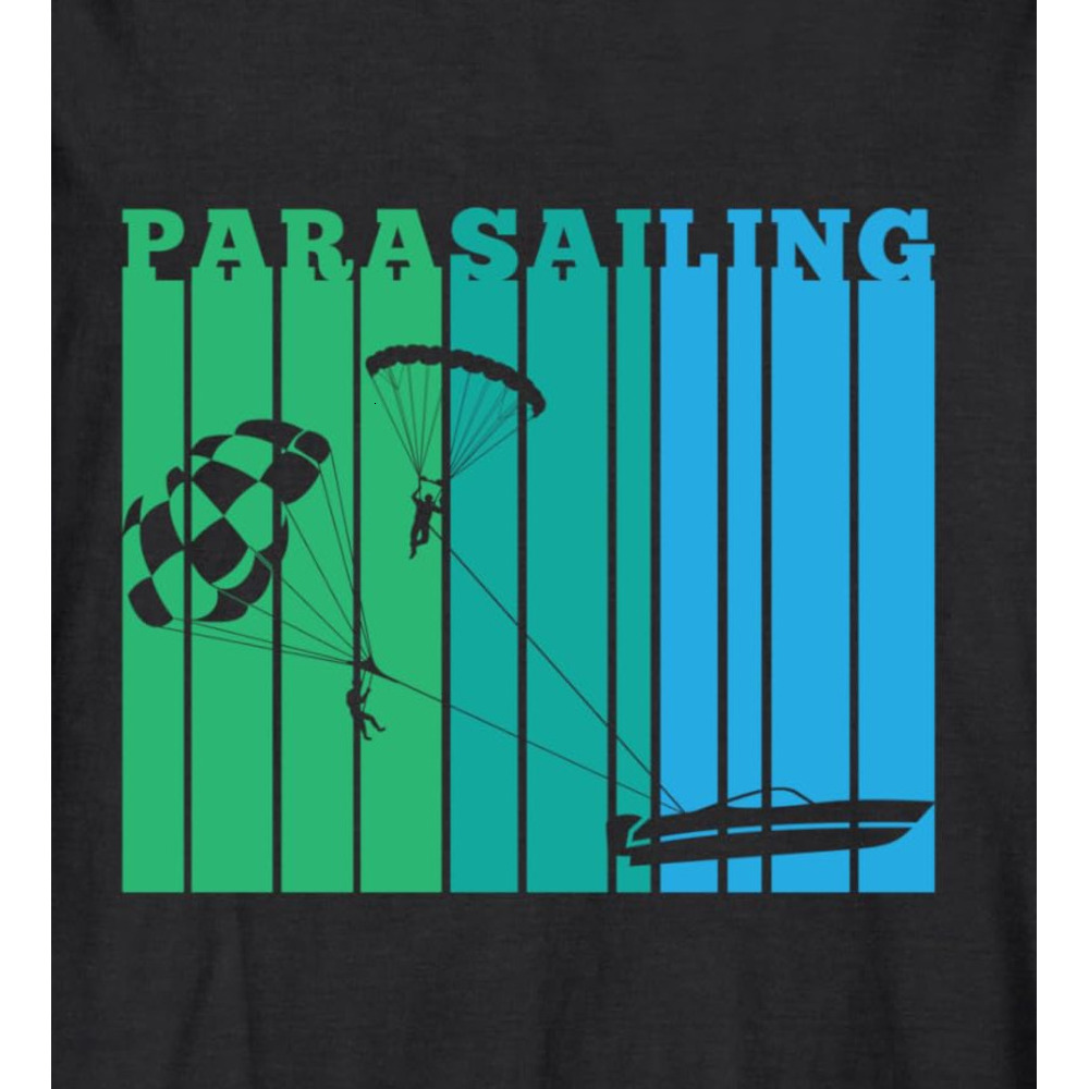 Long Sleeve Shirts for Men sweatshirt Retro Style Parasailing Two Parasailers Funny Gift Long Sleeve T-Shirt T shirt Tee Streetwear Casual tops clothe