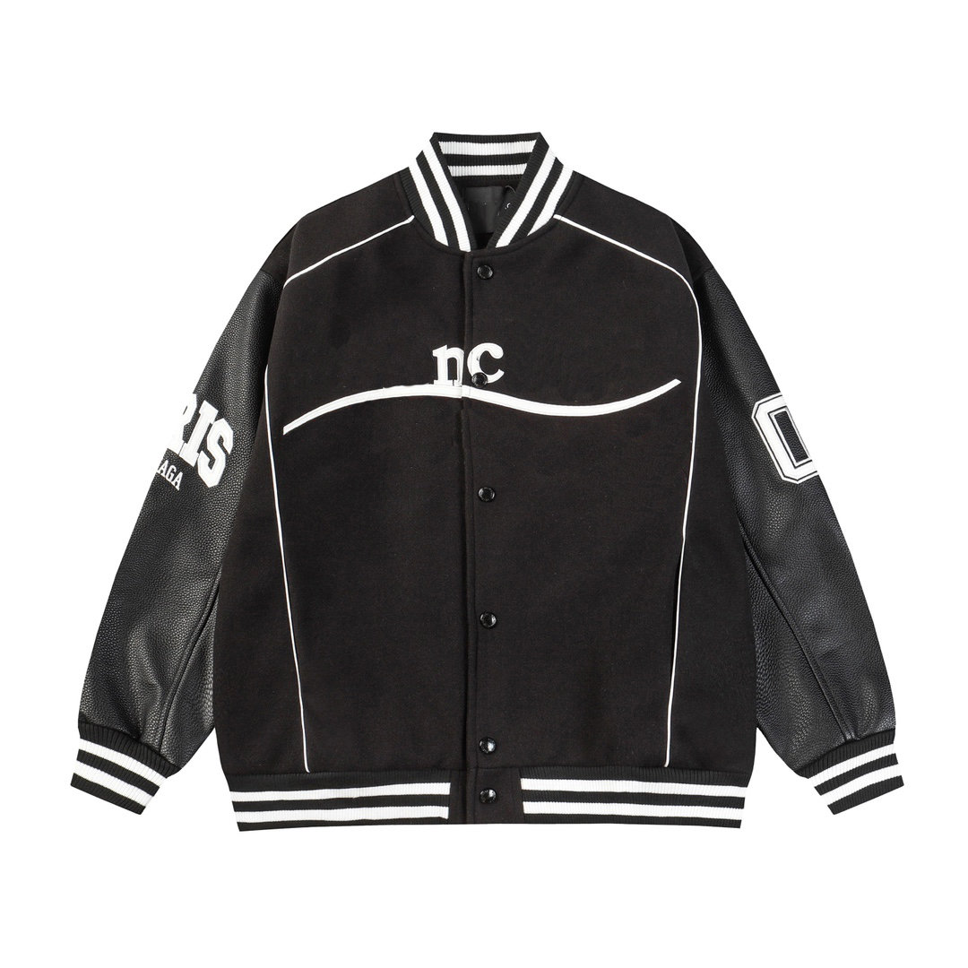 2025 Designer Mens Jackets Clothing France Brand Bomber jacket plamm Europe and American angelsT style Outerwear coat Street hip-hop style cycling jacket M-2XL