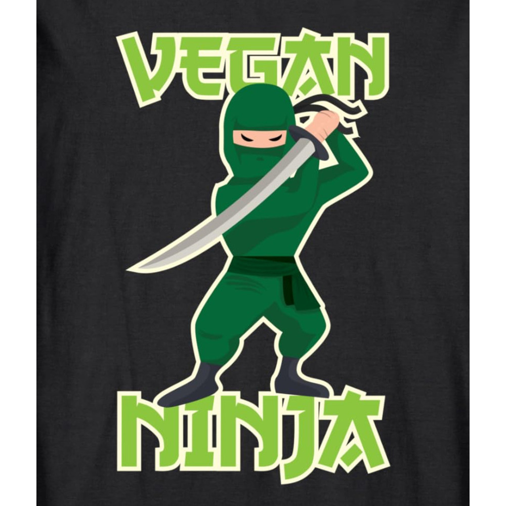 Long Sleeve Shirts for Men sweatshirt Vegan Ninja Awesome Veggie Lover Funny Gift Long Sleeve Tee Streetwear Casual tops clothes cool