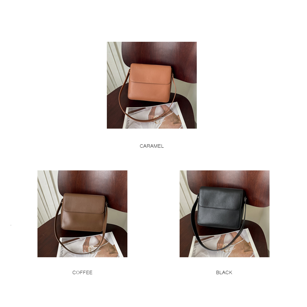 High-end Casual Square Crossbody Women's Split Leather Versatile Underarm Shoulder Bags dddmymoon