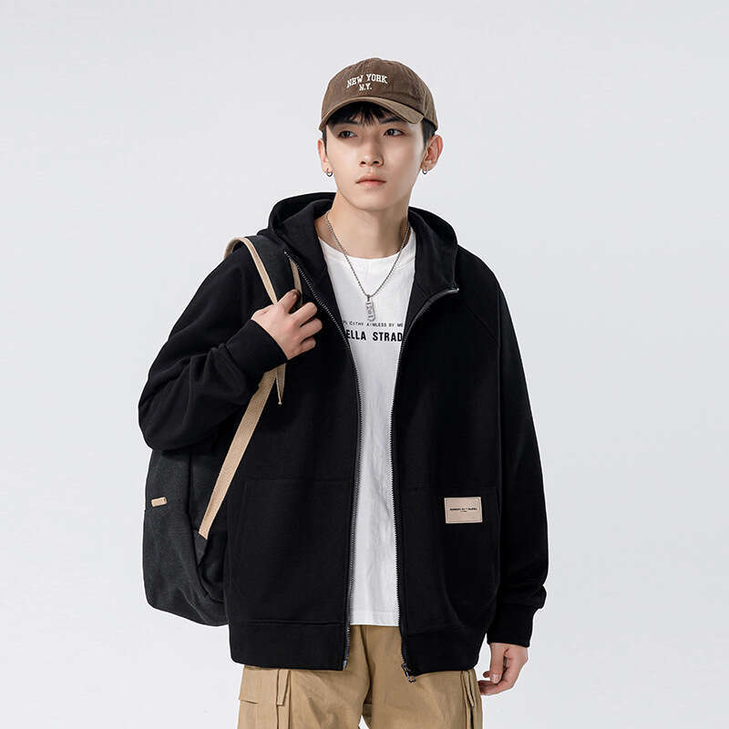 Advanced Cardigan Zipper Hoodie Hooded Kunhai Pengyun Autumn And Winter American Fashion Brand Couple Outfit Men's Jacket